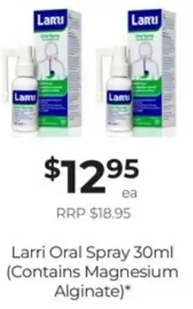 Super Pharmacy Larri Oral Spray 30ml offer