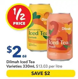 Ritchies Dilmah Iced Tea Varieties offer