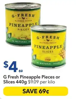 Ritchies G fresh pineapple pieces or slices offer