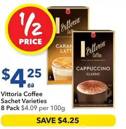 Ritchies Vittoria coffee sachet varieties offer