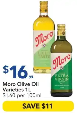 Ritchies Moro Olive Oil Varieties offer