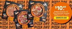 Ritchies Empire food co 12" pizza selected varieties offer