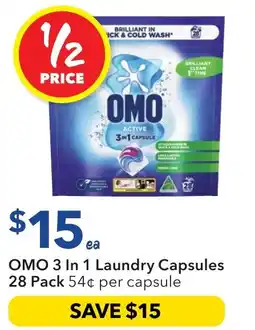 Ritchies OMO 3 In 1 Laundry Capsules offer
