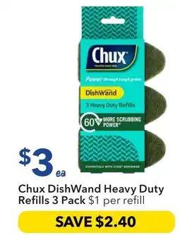 Ritchies Chux dishwand heavy duty refills offer