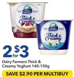 Ritchies Dairy farmers thick & creamy yoghurt offer