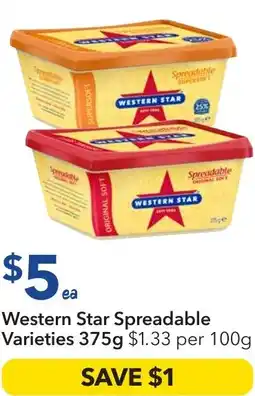 Ritchies Western star spreadable varieties offer