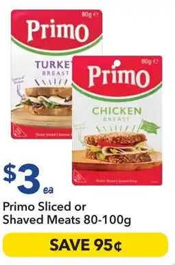 Ritchies Primo sliced or shaved meats offer