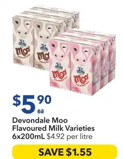 Ritchies Devondale moo flavoured milk varieties offer