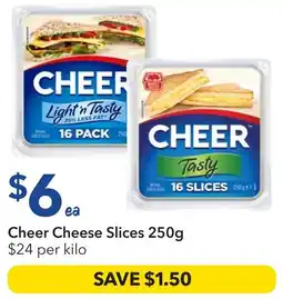 Ritchies Cheer cheese slices offer