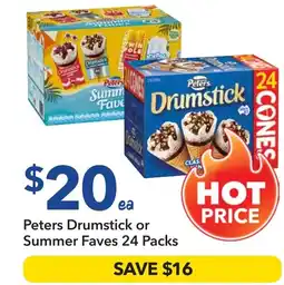 Ritchies Peters drumstick or summer faves offer
