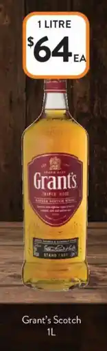 Foodworks Grant's Scotch offer