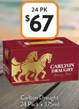 Foodworks Carlton Draught offer