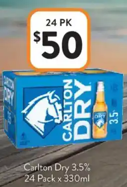 Foodworks Carlton Dry 3.5% offer