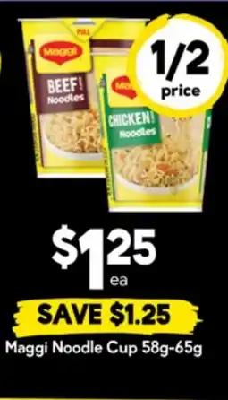 Drakes Maggi Noodle Cup offer