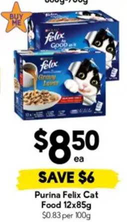 Drakes Purina felix cat food offer