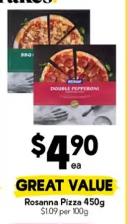 Drakes Rosanna pizza offer