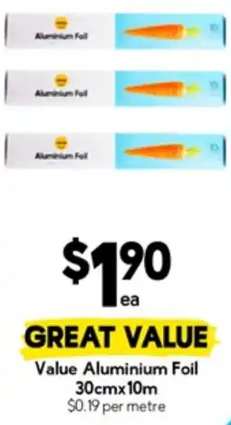 Drakes Value aluminium foil offer