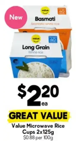 Drakes Value microwave rice cups offer