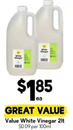 Drakes value white vinegar offer