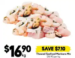 Drakes Thawed Seafood Marinara Mix offer