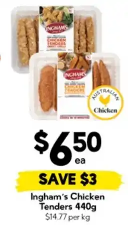 Drakes Ingham's Chicken Tenders offer