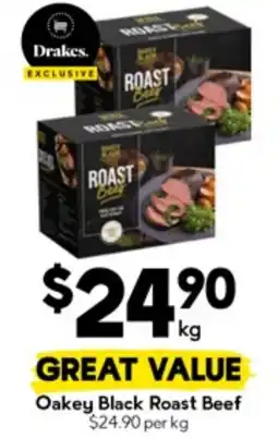 Drakes Oakey black roast beef offer