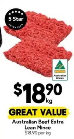 Drakes Australian beef extra lean mince offer