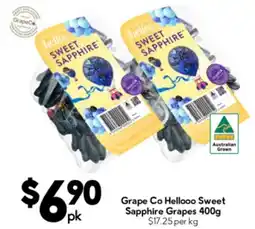 Drakes Grape co hellooo sweet sapphire grapes offer
