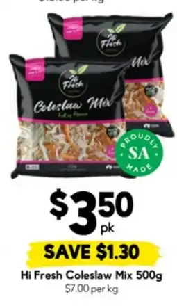 Drakes Hi Fresh Coleslaw Mix offer