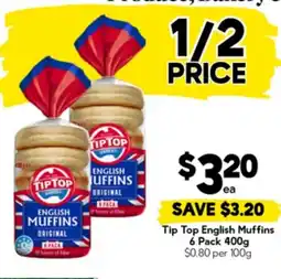 Drakes Tip Top English Muffins offer