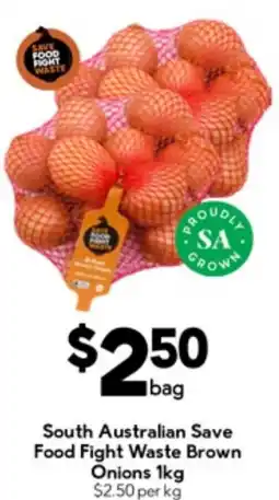 Drakes South australian save food fight waste brown onions offer
