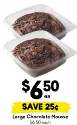 Drakes Large chocolate mousse offer