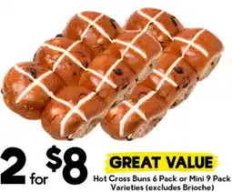 Drakes Hot cross buns offer