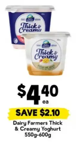 Drakes Dairy farmers thick & creamy yoghurt offer
