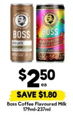 Drakes Boss Coffee Flavoured Milk offer