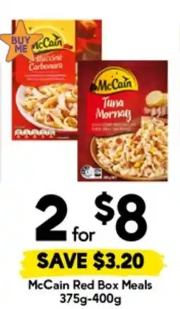 Drakes McCain Red Box Meals offer