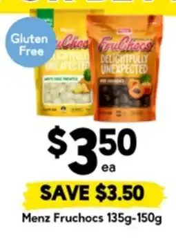 Drakes Menz fruchocs offer