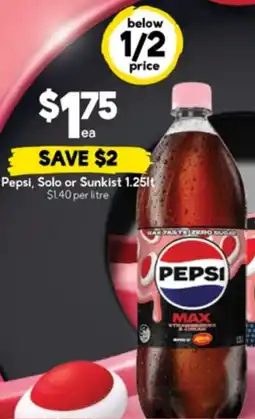 Drakes Pepsi, solo or sunkist offer
