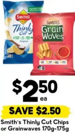 Drakes Smith's thinly cut chips or grainwaves offer