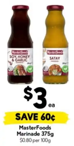 Drakes Masterfoods marinade offer