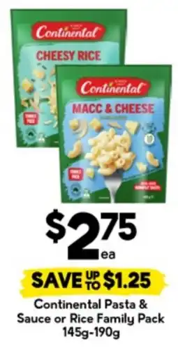 Drakes Continental pasta & sauce or rice offer