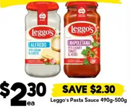 Drakes Leggo's pasta sauce offer