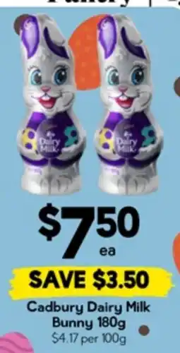 Drakes Cadbury dairy milk bunny offer