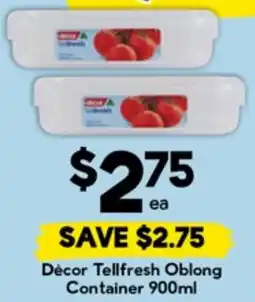 Drakes Décor tellfresh oblong container offer