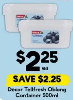 Drakes Décor tellfresh oblong container offer