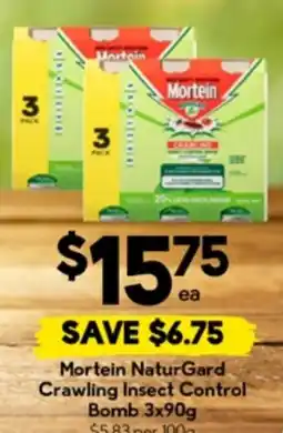 Drakes Mortein NaturGard Crawling Insect Control Bomb offer