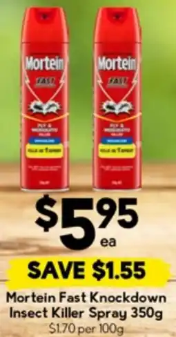 Drakes Mortein Fast Knockdown Insect Killer Spray offer