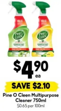 Drakes Pine o cleen multipurpose cleaner offer