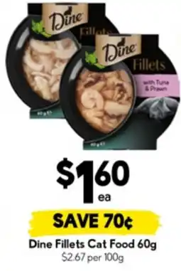 Drakes Dine fillets cat food offer