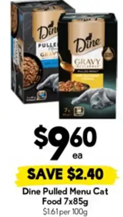 Drakes Dine Pulled Menu Cat Food offer